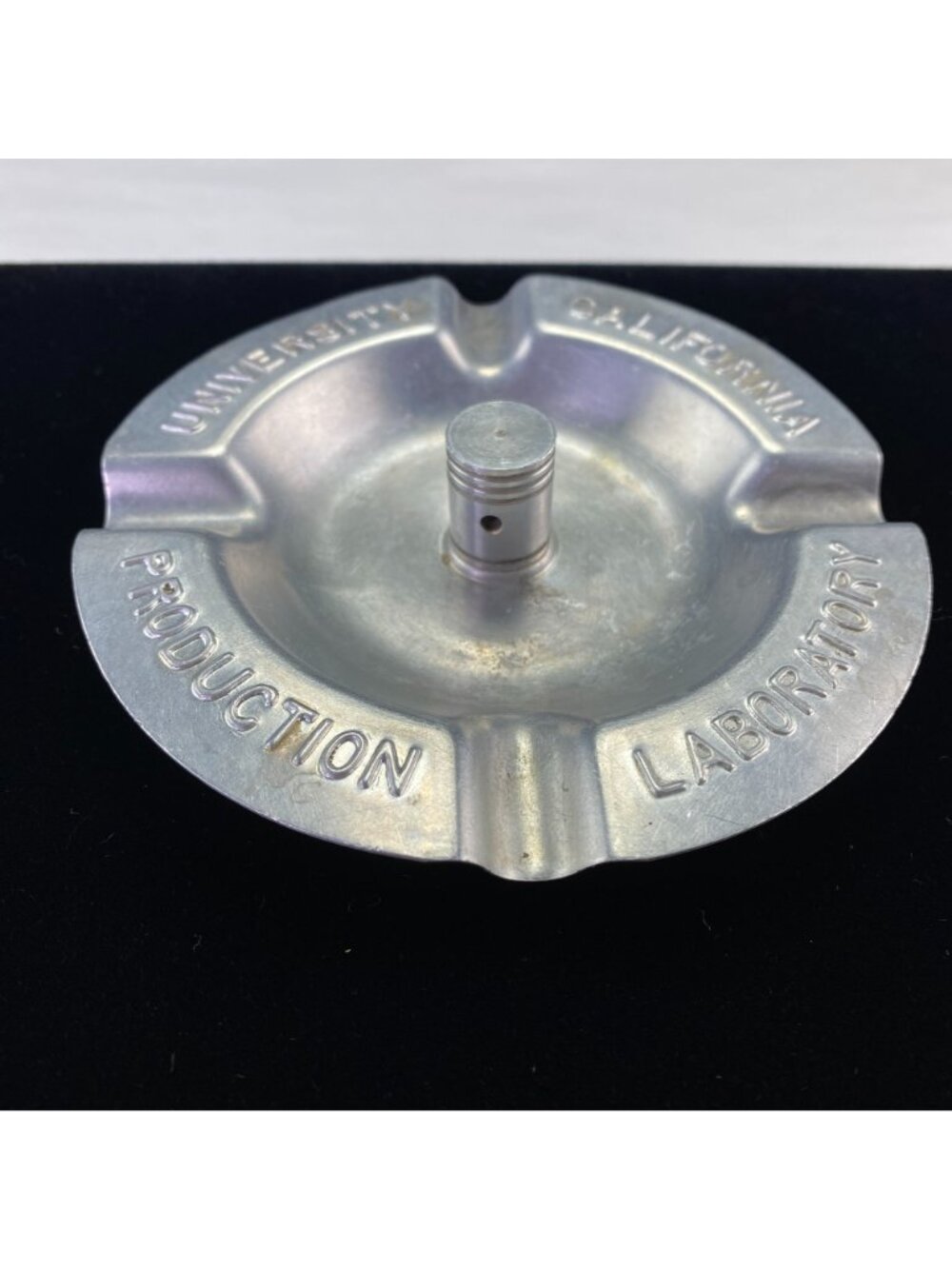 Vintage Aluminum Ashtray University California Production Laboratory - Picture 3 of 10